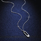 Moissanite Clip Necklace