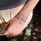 Moon Pendant Pearl Bracelet