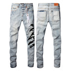 PURPLE  Fashion Jeans 9048