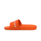 GIVENCHY POOL SLIDES BRIGHT ORANGE