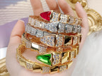 BVLG Serpenti Viper Diamond Bangle