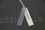 Fear Of God Flocked logo letter print Sleeveless T-Shirts