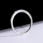 Moissanite Stacking Band