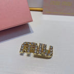 Miu Miu Pearl Hair Clip (3Pcs Total)
