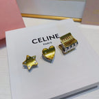 Miu Miu Gold Hair Claw (3pcs Total)