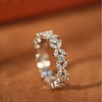 Moissanite Butterfly Band