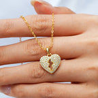 Lightning Love Pendant Moissanite Necklace