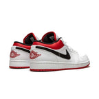 AIR JORDAN 1 LOW White University Red Black