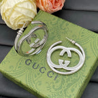 Gucci Silver Hoop Earrings