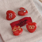 Valentino Heart Earrings