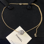 Chanel Gold Ball Necklace