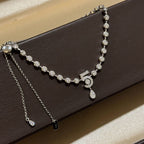 Chanel Number 5 Diamond Necklace Bracelet