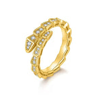 BVLG Snake Moissanite Ring