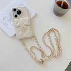 Chanel Leather Phone Case with Chain