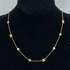Celine Pearl Necklace Bracelet