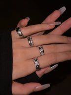 Chanel Coco Crush Ring Quilted Motif Wide