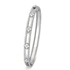 VCA Perlée sweet clovers bracelet, medium model