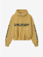 ESSENTIALS Cropped Relaxed Hoodie