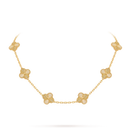 VCA Vintage Alhambra necklace, 10 motifs