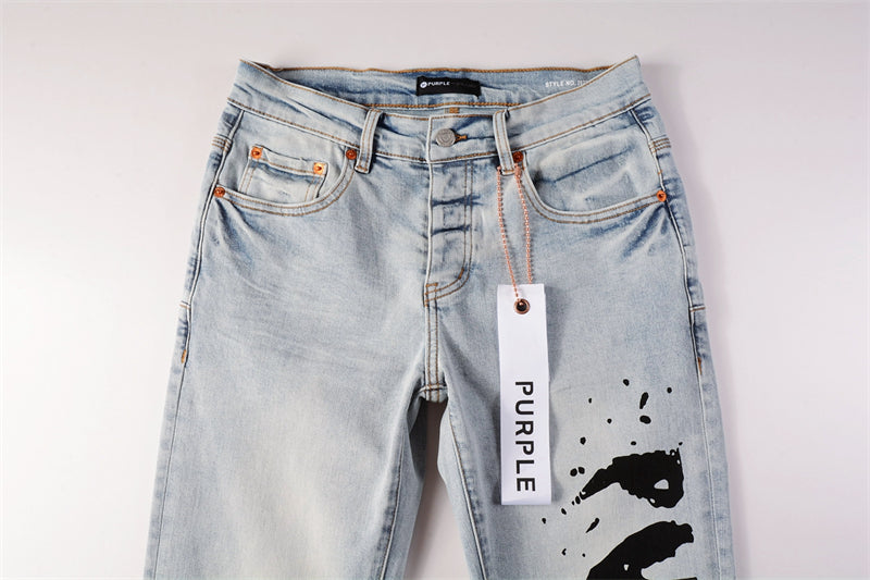 PURPLE  Fashion Jeans 9048