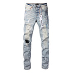 PURPLE  Fashion Jeans 9006