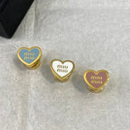 Miu Miu Heart Earrings