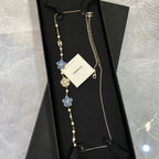 Chanel Blue Flower Waist Band