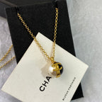 Chanel Double C Pearl Necklace