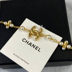 Chanel Dumbell Pearl Bracelet