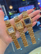 Lux Cartier Panter Gold Watch