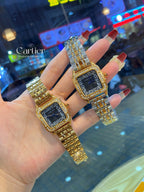 Lux Cartier Panter Gold Watch