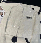 Miu Miu White Cardigan